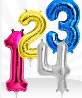 Large helium balloon numbers.