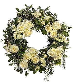 Natural Rose Wreath.