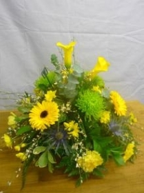 Yellow posy bowl