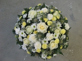 White Posy Pad